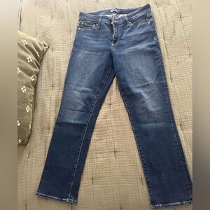 GAP Dark Blue Straight Leg Jeans